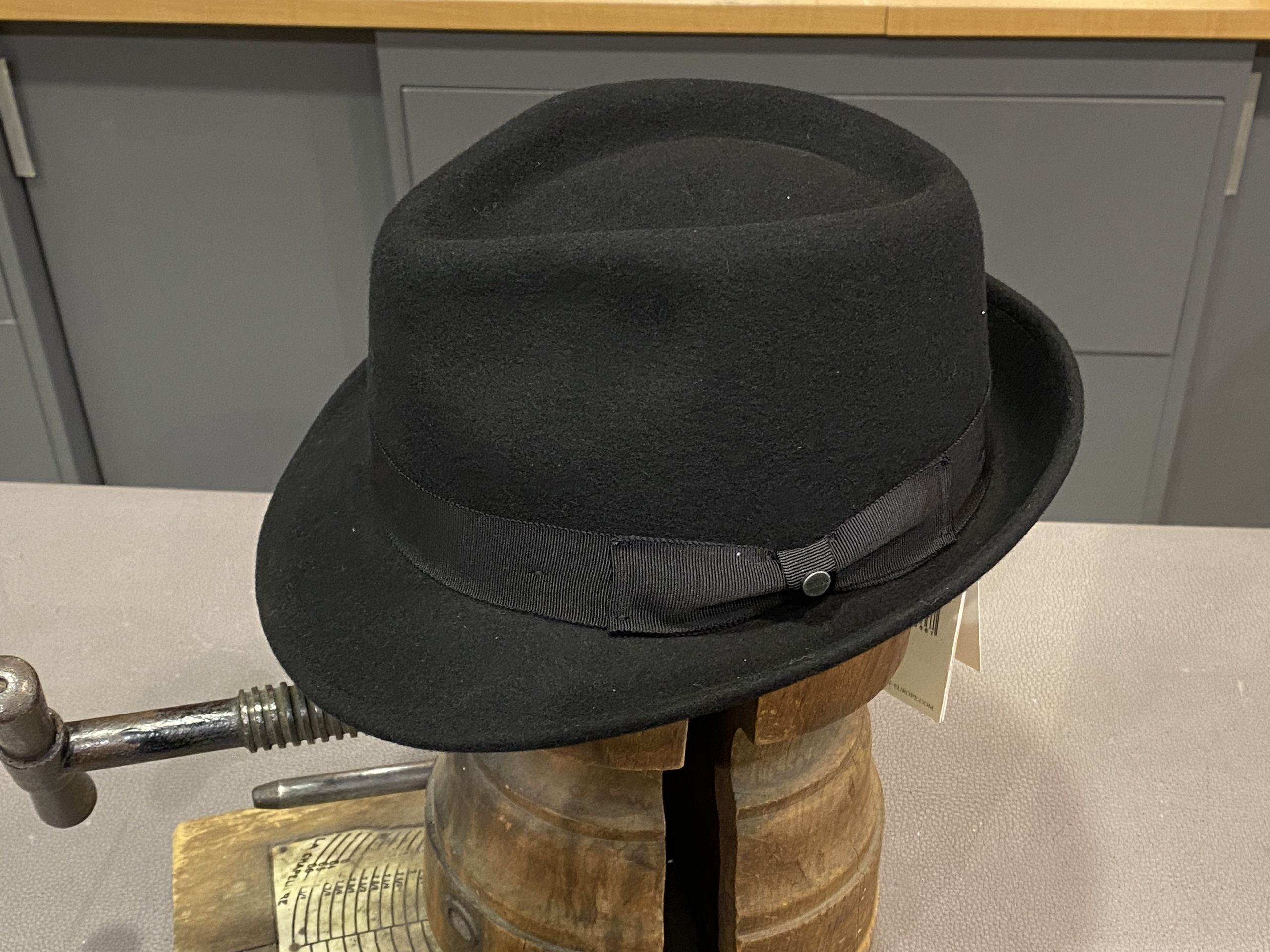 Chapeau Trilby Gabry - Petit Bord, Gros Lainage - 38% Laine, Fabriqué En Italie - Pour Homme Et Femme - Taille Ajustable